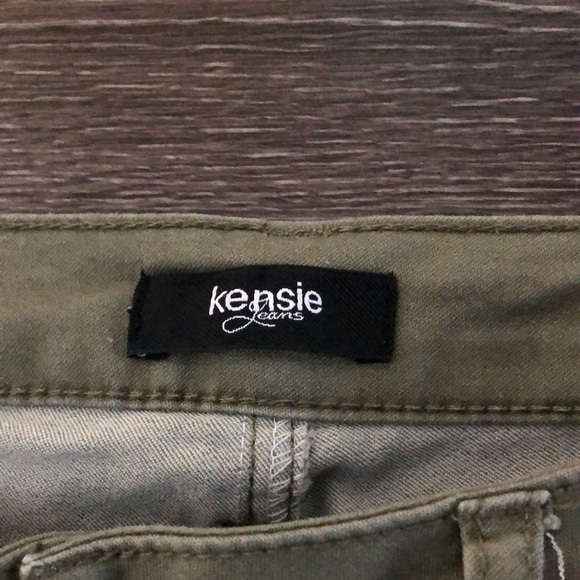 Kensie Jeans Olive Green "Knockout Skinny" Ankle Pants Size 8/29 - Picture 3 of 5